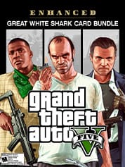 Grand Theft Auto V Enhanced & Great White Shark Card Bundle